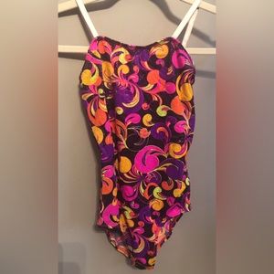 Dansco Dance leotard stunning colorful child large